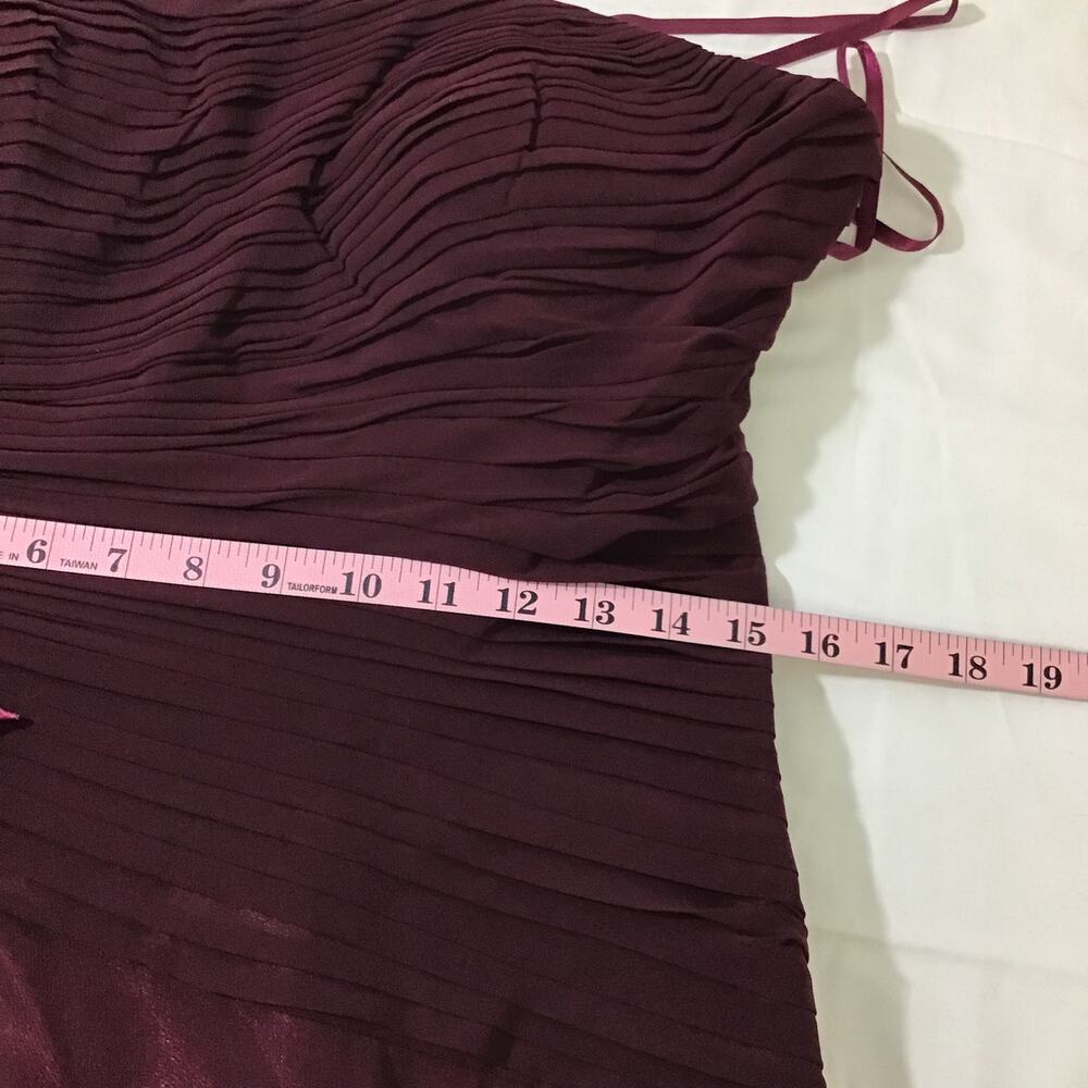 Aspeed Strapless Burgundy Evening Gown - Picture 10 of 11